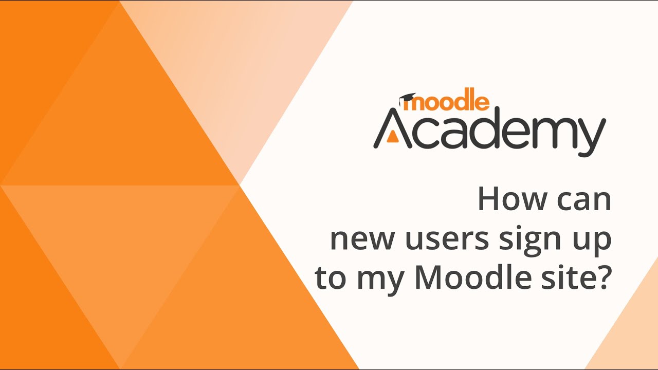 How can new users sign up to my Moodle site?