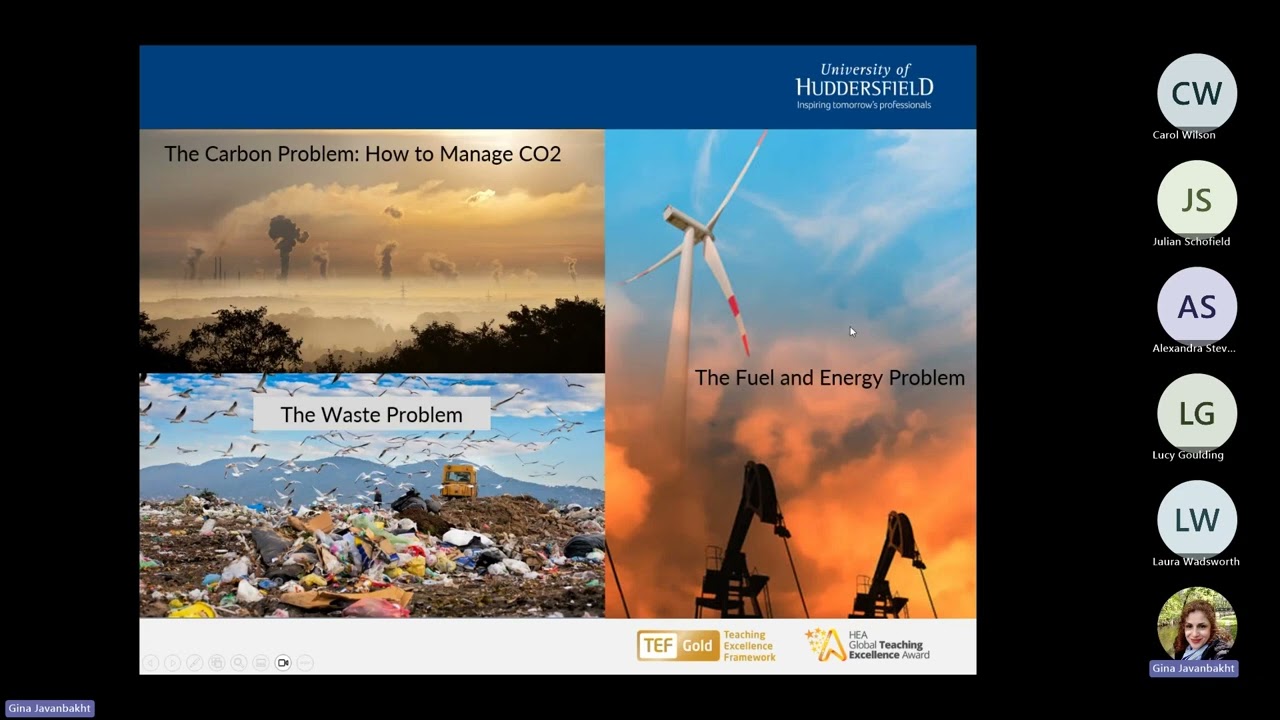 A “Biofuels and Fossil Fuels” Green Week Webinar, by Dr Gina Javanbakht.