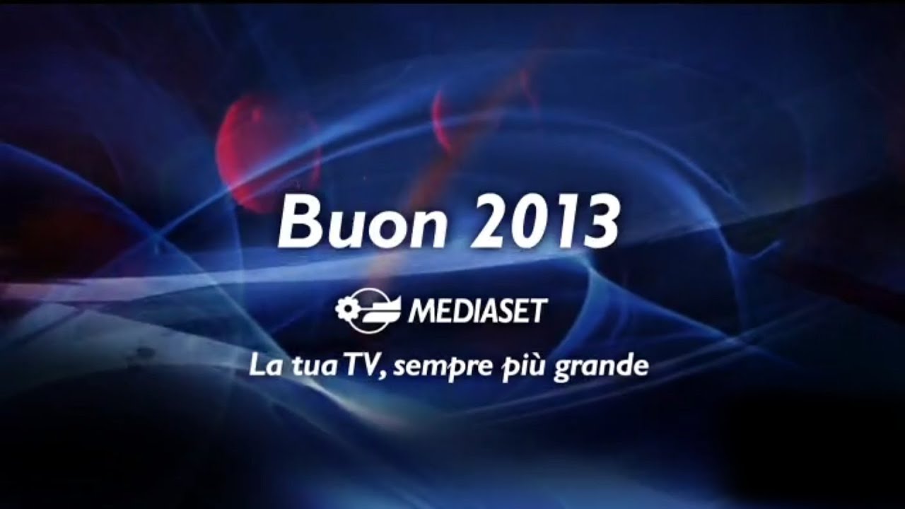Mediaset - Promo di rete: Buon 2013