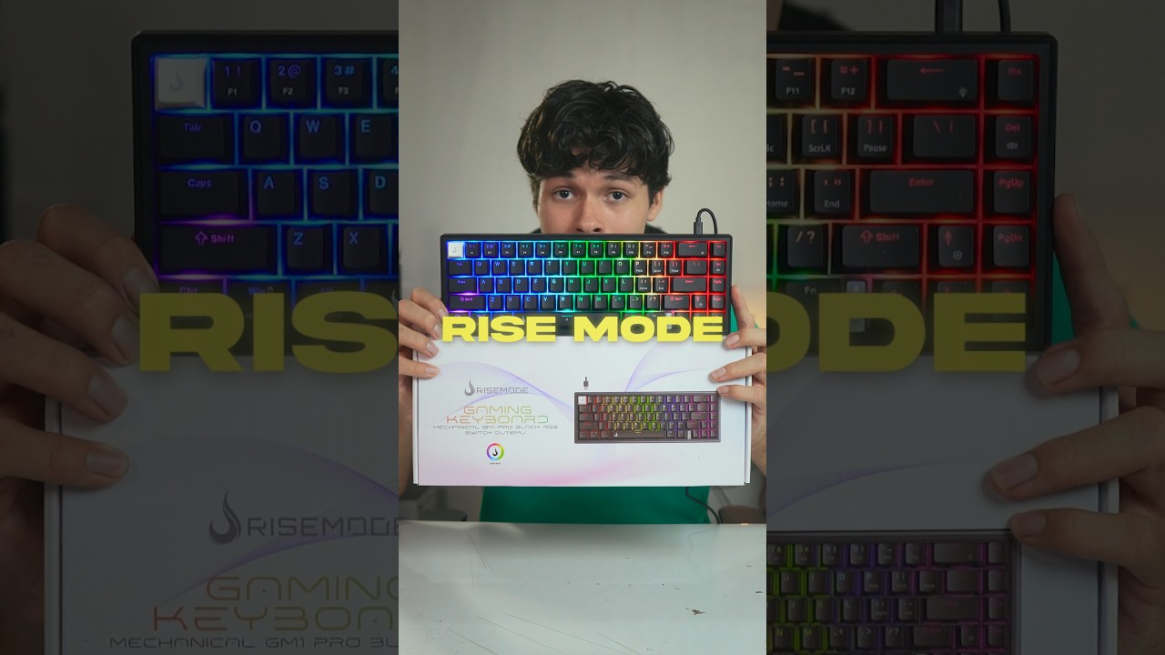 I bought the new CHEAP gamer KEYBOARD from RISE MODE lol&hellip; gm1 pro black #viral #risemode #shorts