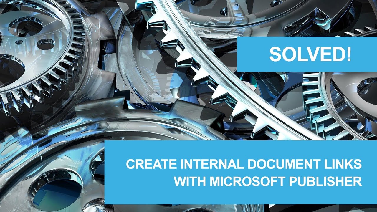 How To Create Internal Links with Microsoft Publisher