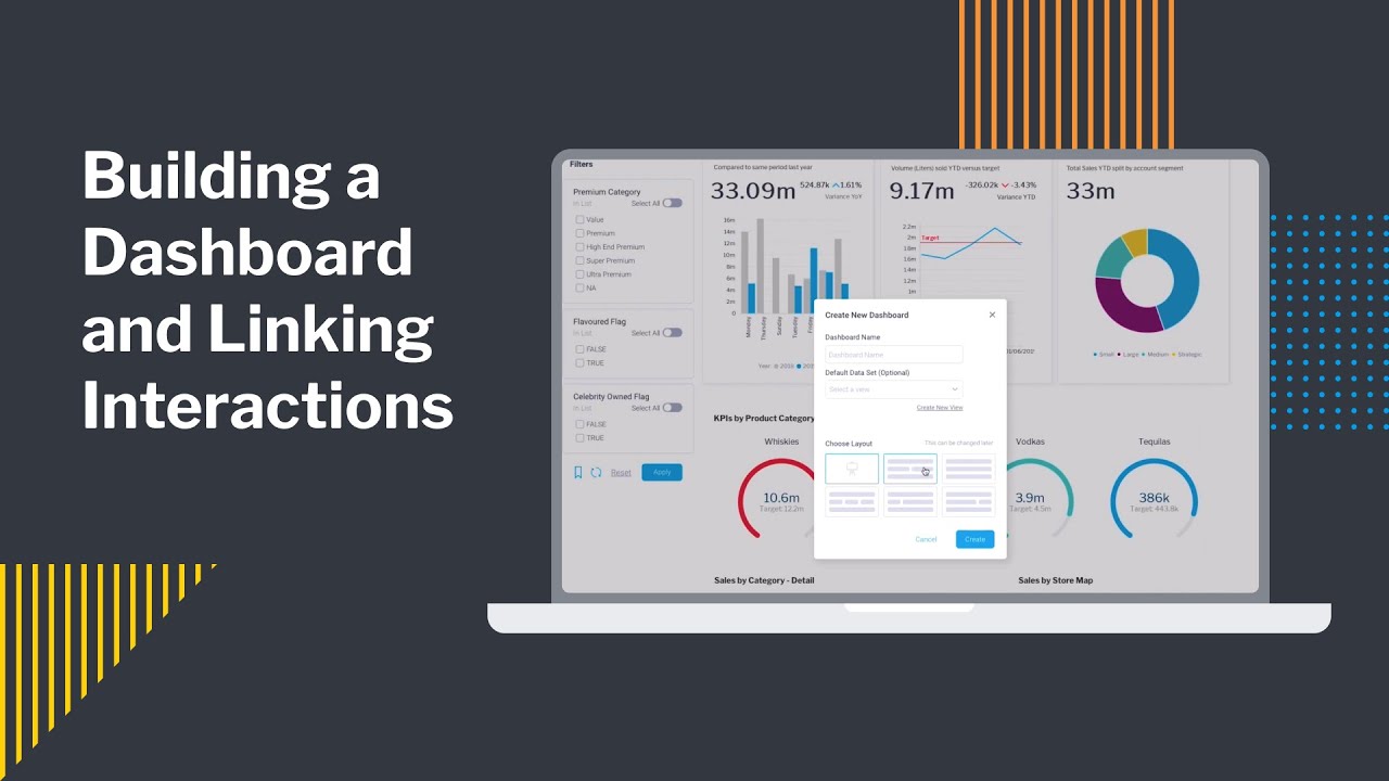 Building a Dashboard and Linking Interactions