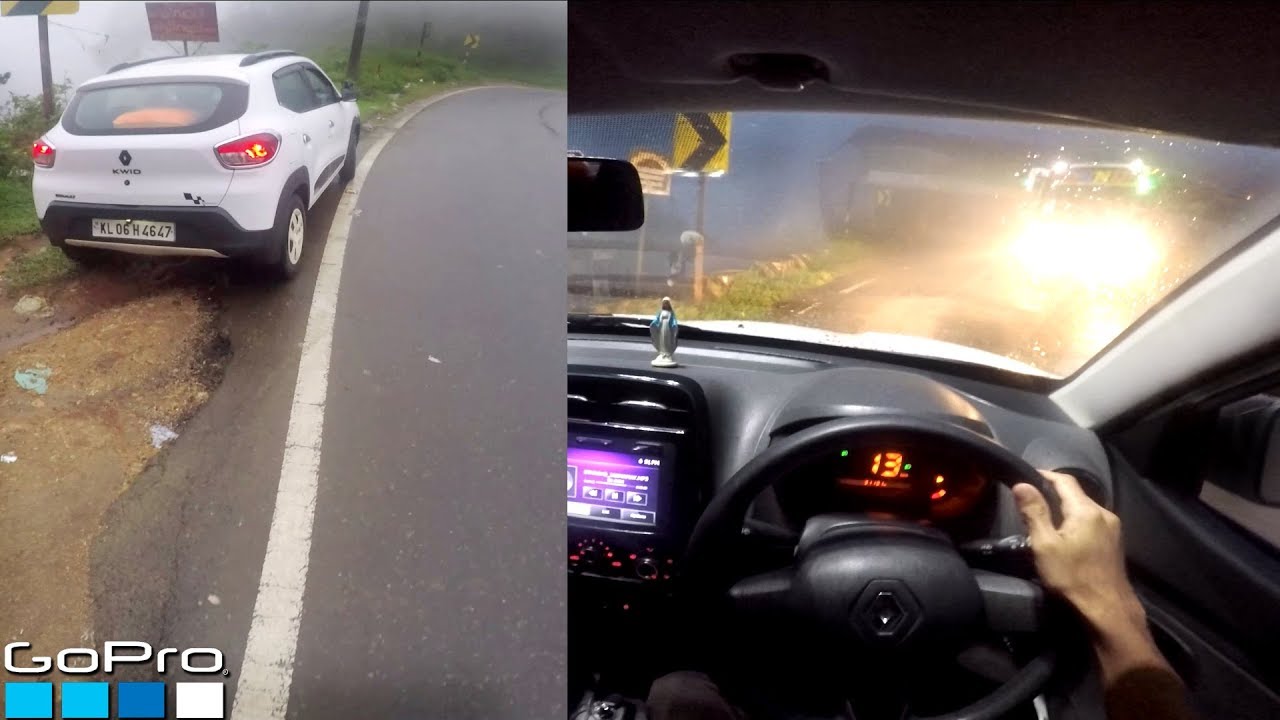 GoPro POV Driving In Mist And Fog -  Don’t Use Your High Beams - Renault Kwid - RicTheCarLover