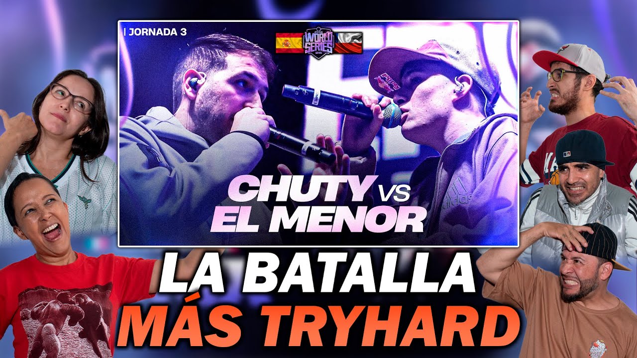 🧠 ¡DEMASIADO NIVEL! - COLOMBIANOS REACCIONAN a EL MENOR vs CHUTY [FMS WORLD SERIES SUPERLIGA]