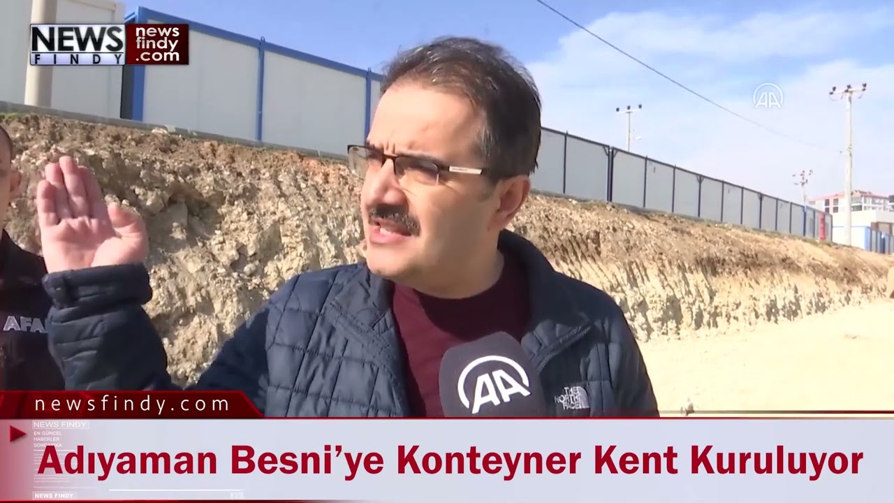 Adıyaman Besni’ye Konteyner Kent Kuruluyor