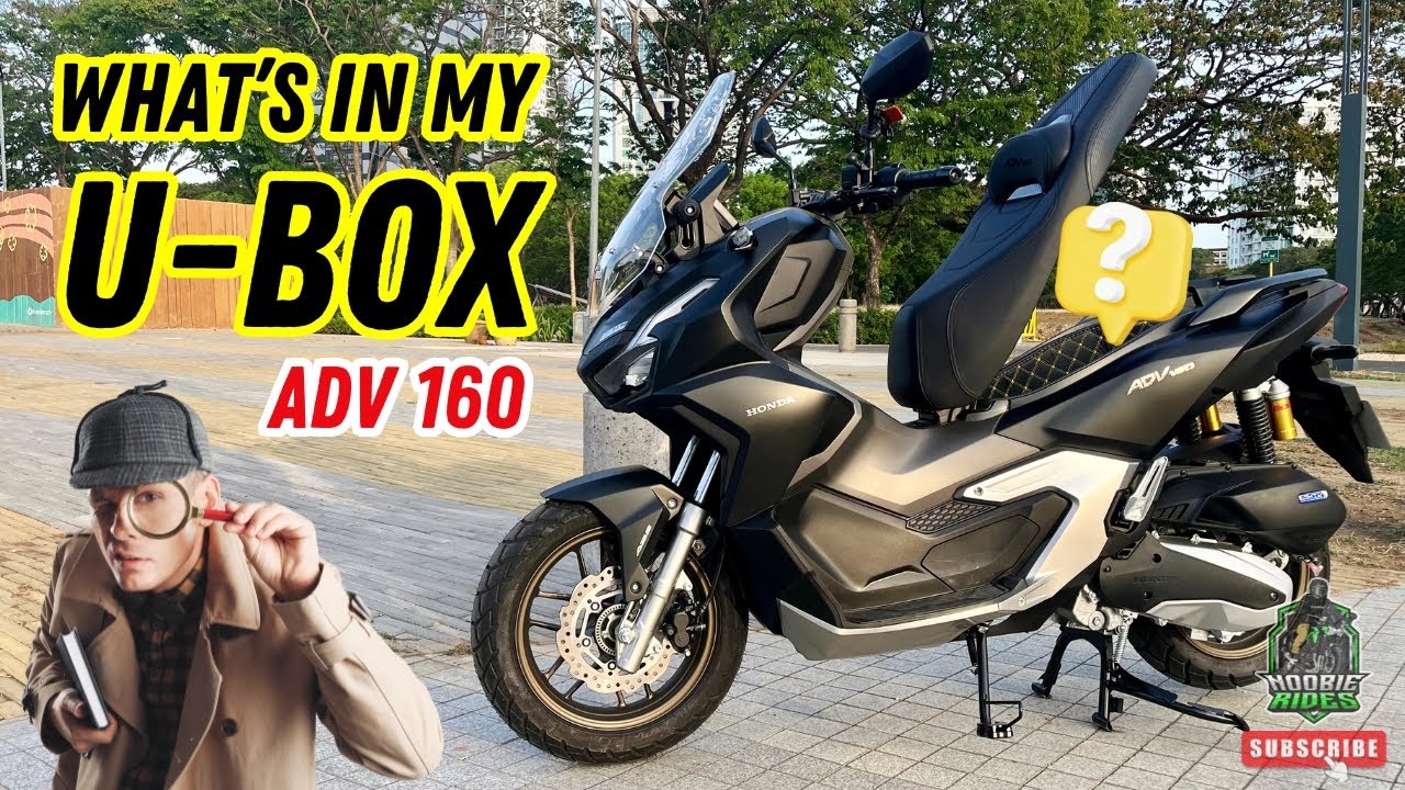 Mga DAPAT ilagay sa U-BOX | Honda ADV 160 | Ride Manila