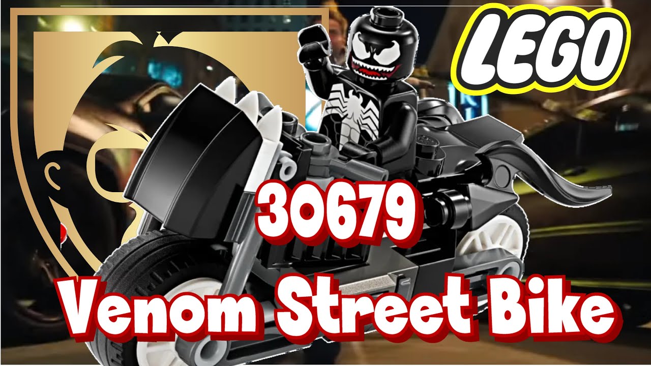 Lego set 30679 - Venom Street Bike  *** COMPLETE TIME-LAPSE BUILD & REVIEW ***