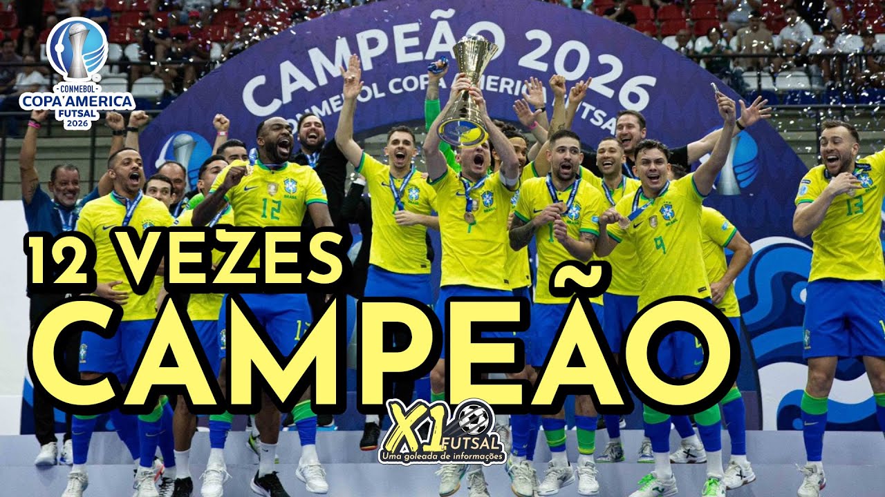 CONMEBOL Copa América Futsal 2026 | Gols | Argentina 1x2 Brasil | Final
