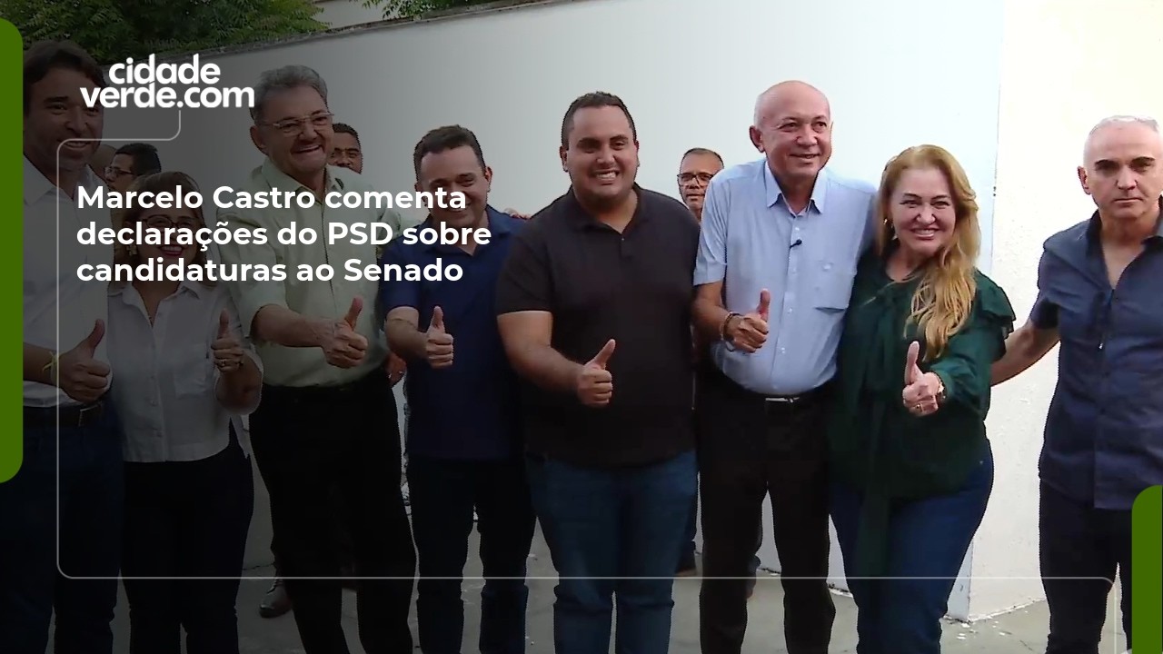 Marcelo Castro comenta declara&ccedil;&otilde;es do PSD sobre candidaturas ao Senado