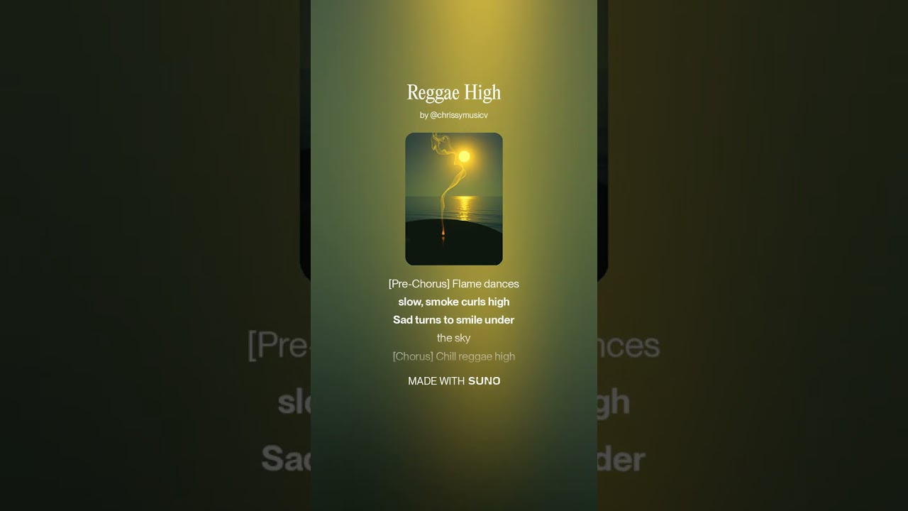 Reggae High #Music#NewMusic#MusicVideo#Singer#Song#MusicLover#InstaMusic#MusicIsLife