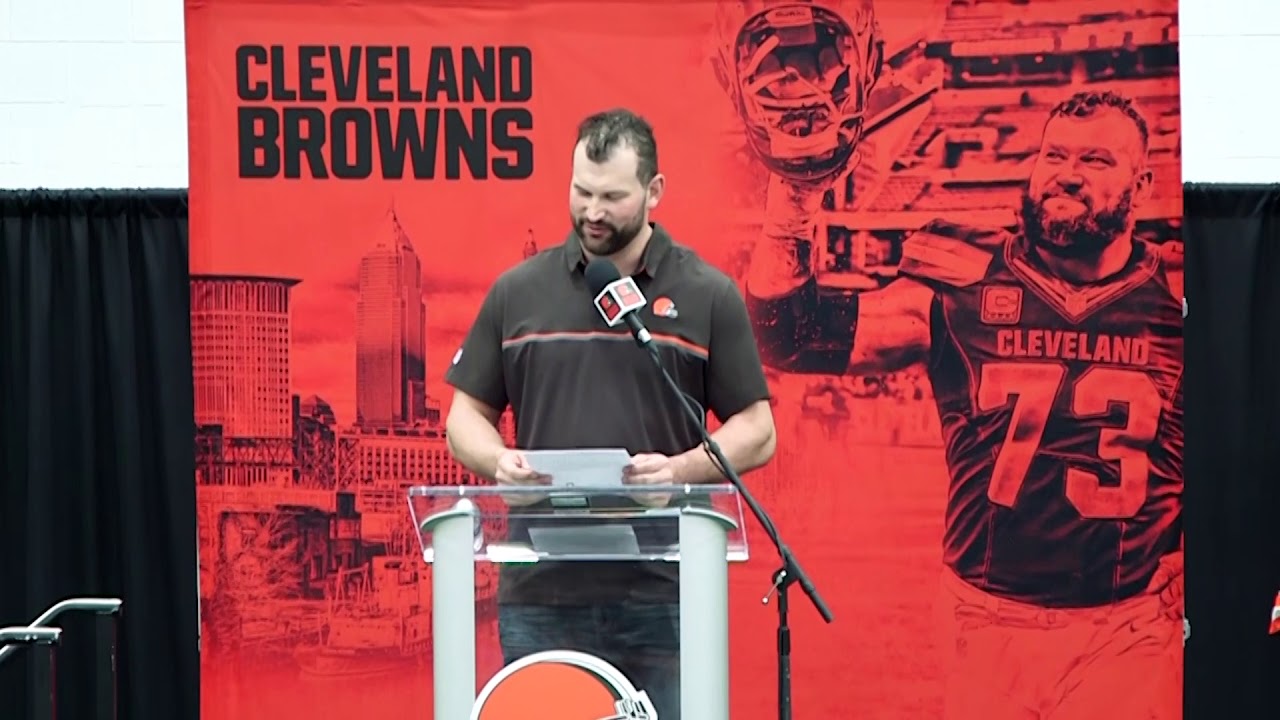 Joe Thomas retirement speech