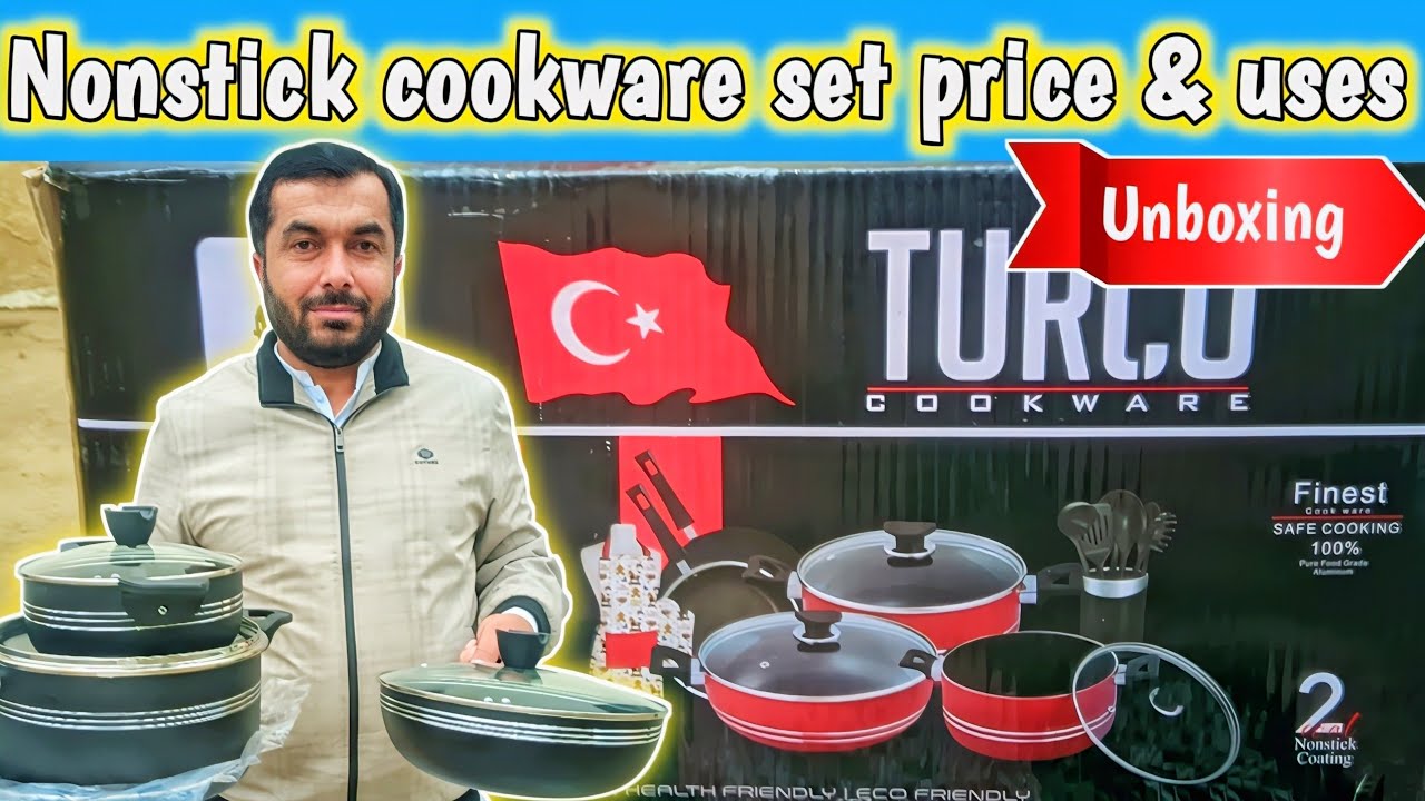 Non stick bartan kitny k Mily  | unboxing and uses of nonstick cookware | introduction of cookware