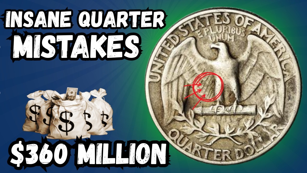 The Most Valuable Washington Quarter Mistakes Ever Found!