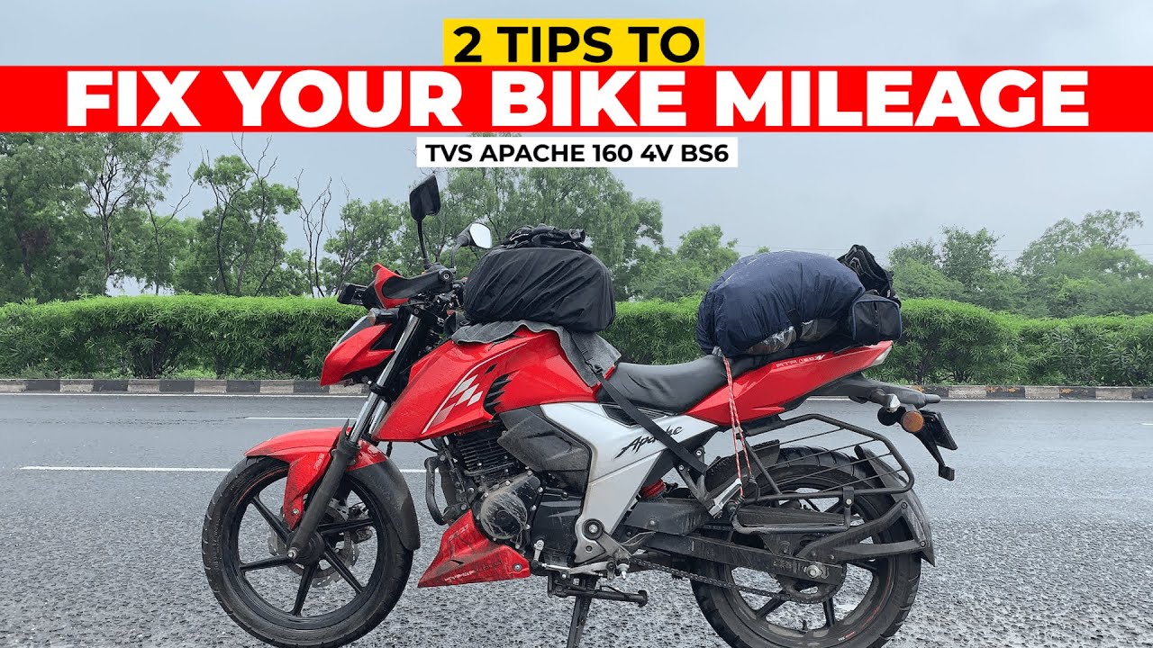 INCREASE YOUR BIKE MILEAGE WITH THESE TWO SIMPLE TECHNIQUES I TVS Apache 160 4V BS6