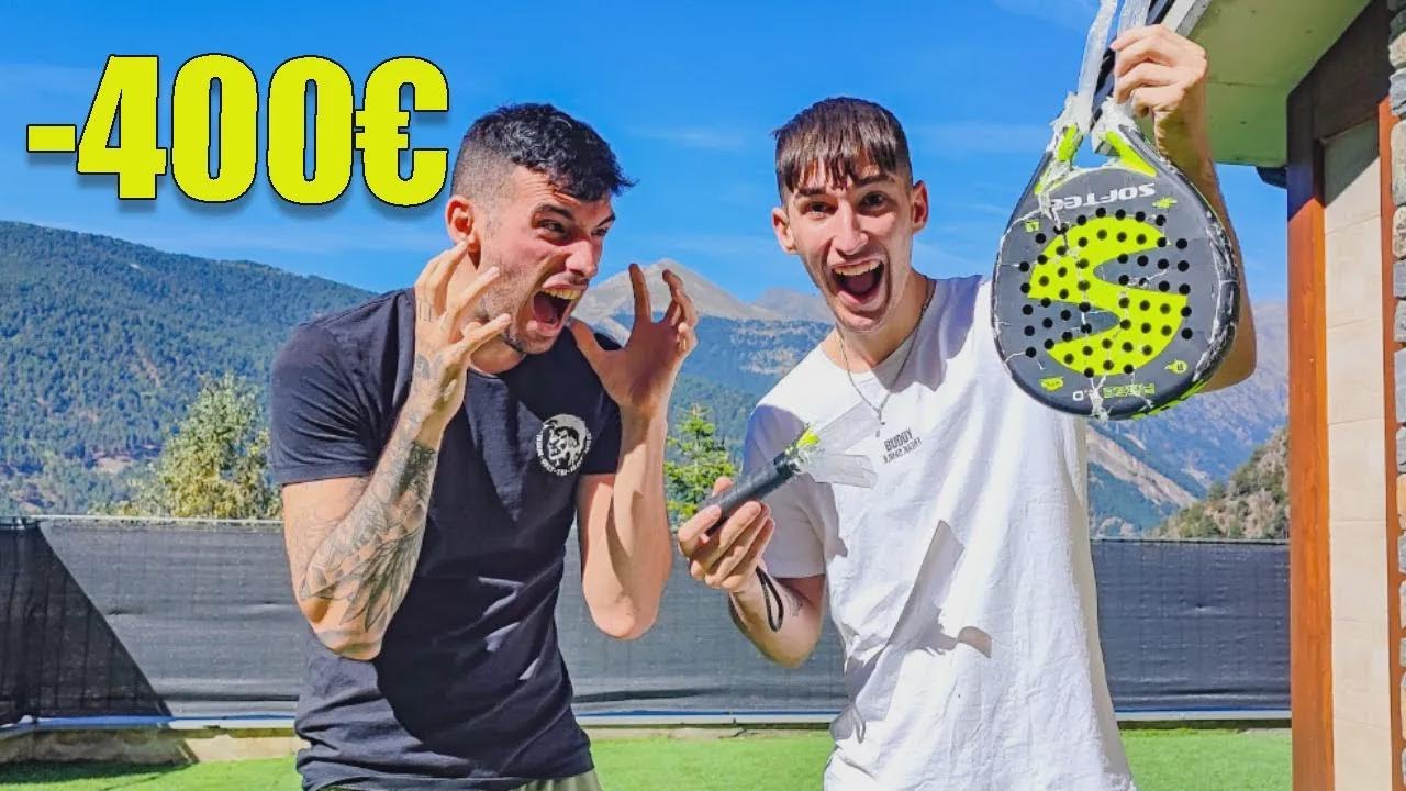 Pegadinha com Makiman: Quebrei a raquete de padel dele de mais de 400€ e ele ficou muito bravo!