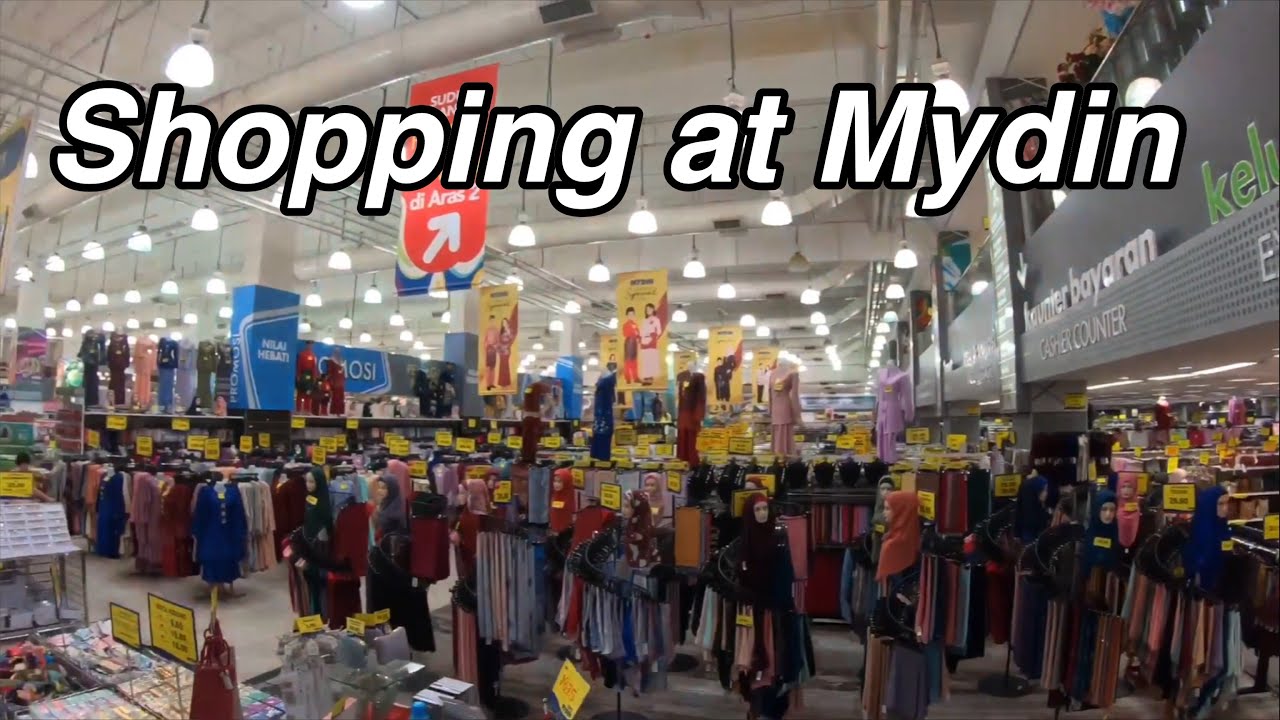 Shopping at Mydin Subang Jaya for Hari Raya - Malaysian Favourite Hypermarket