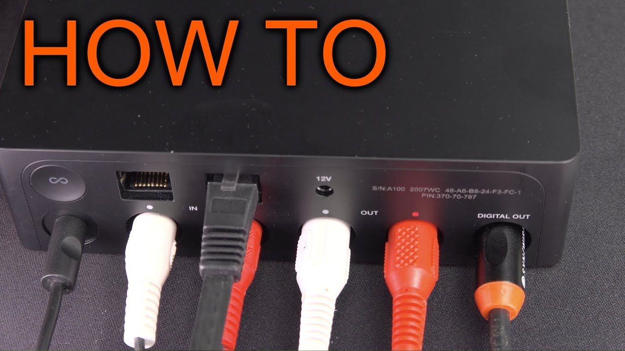 How to connect Sonos Port