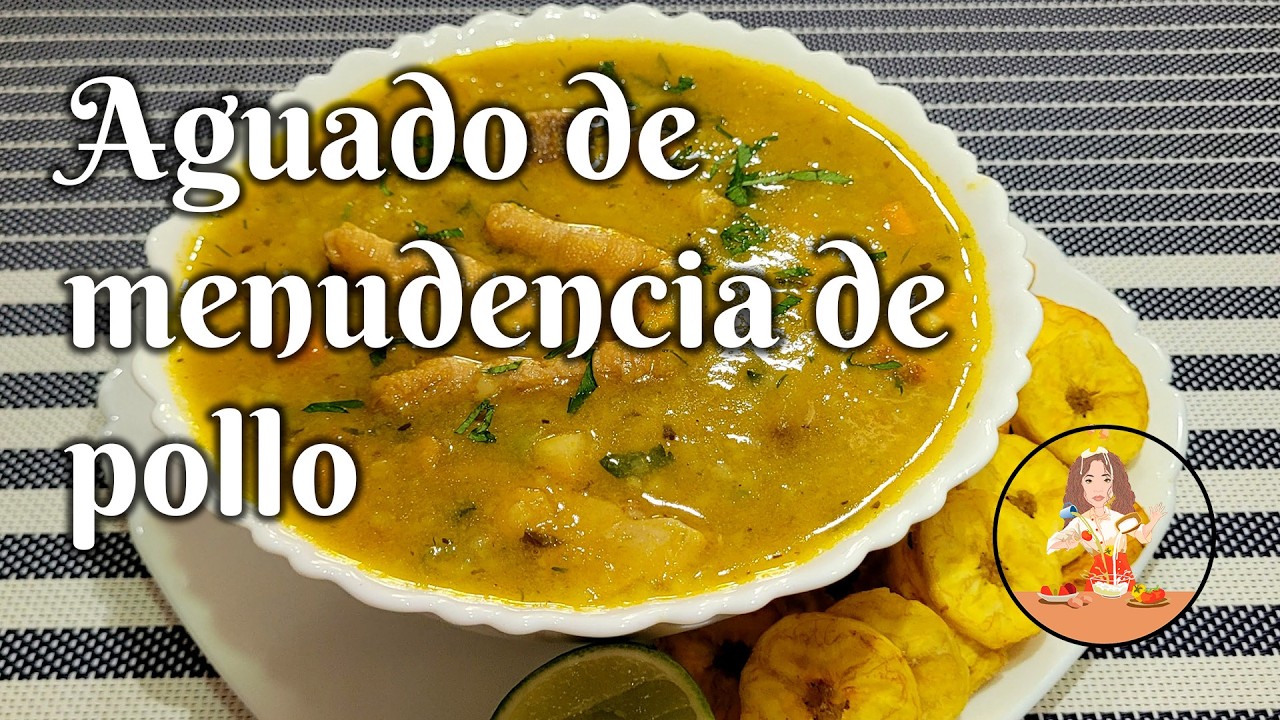 ♨️🇪🇨CÓMO PREPARAR AGUADO DE MENUDENCIA DE POLLO‼️ #sopa #comidaecuatoriana