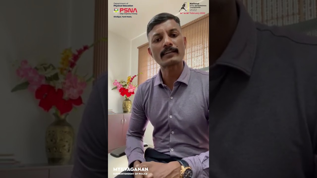 Mr. A Myilvaganan, Superintendent of Police, Vigilance and Anti-corruption, Tamil Nadu