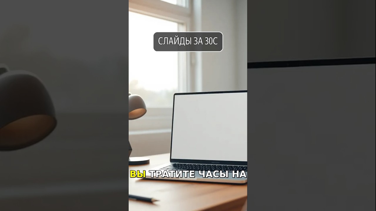 ГЕНЕРИРУЙ СЛАЙДЫ ЗА 30 СЕК &mdash; ФОРМУЛА, КОТОРУЮ СКРЫВАЮТ ДИЗАЙНЕРЫ! #AI #sg1