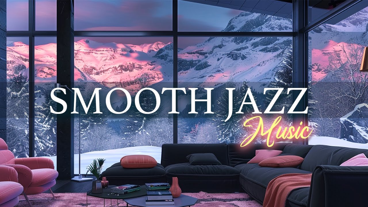 Winter Cozy Smooth Jazz Guitar Music • Warm Relaxing Background for Work, Study & Reading