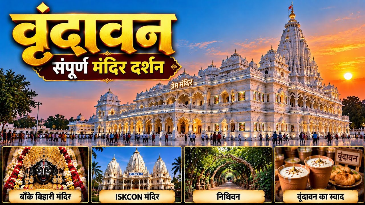 Vrindavan Tourist Places 2026 | Visiting for the first time? Don't make this mistake | Banke Biha...