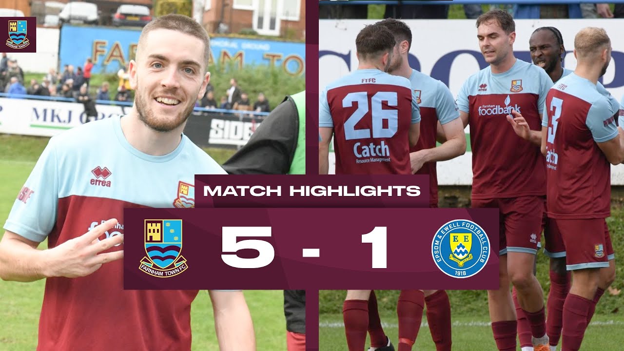 The BEST HAT TRICK! | Farnham Town vs Epsom & Ewell | Full Match Highlights