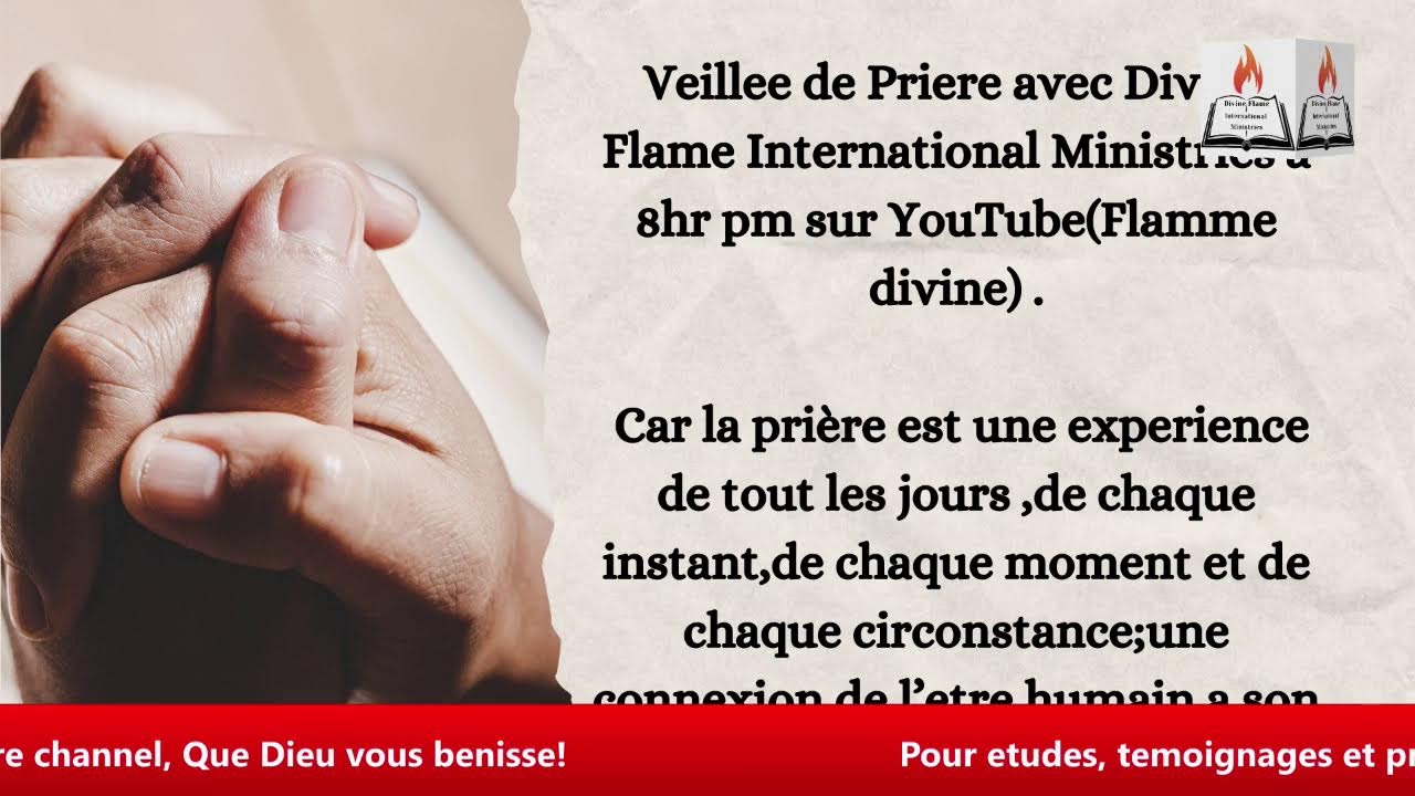 Veillee de priere avec Flamme Divine