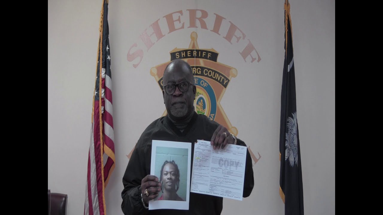 Orangeburg County Sheriff Leroy Ravenell updates the community on last month's murder