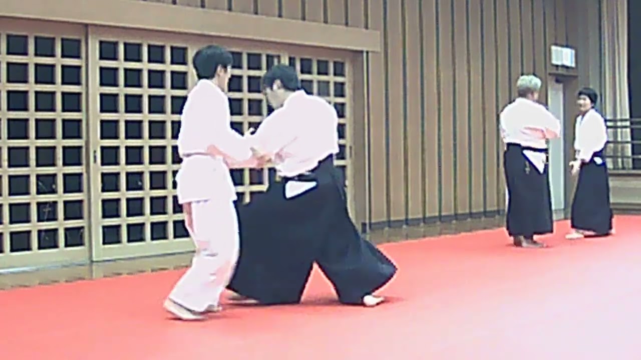 合氣道八和会　正面打ち　合わせ