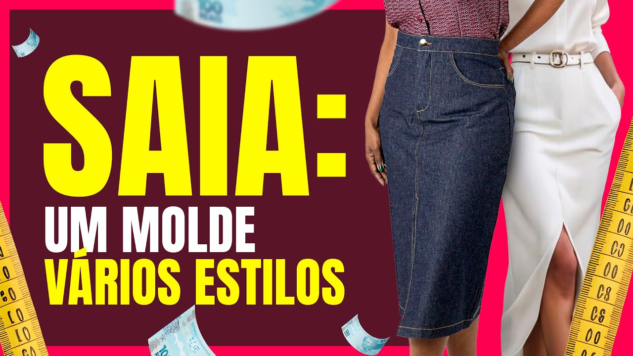 AO VIVO: Modelando uma Saia | Um Molde v&aacute;rios Estilos