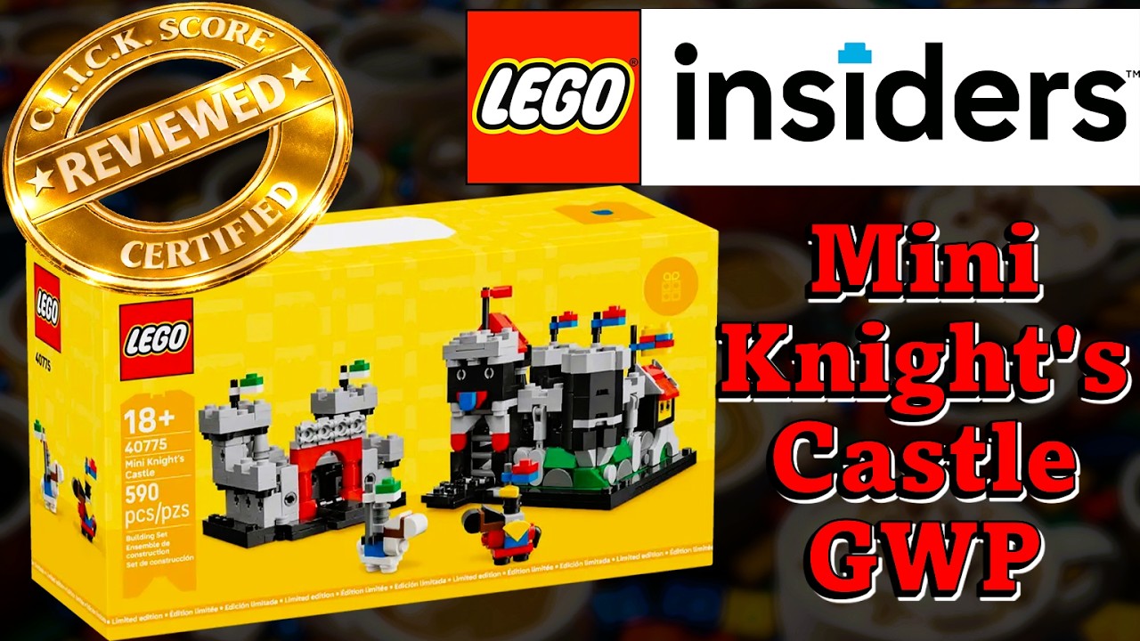The CLICK Score: LEGO Mini Knight's Castle GWP - Speed Build and Review