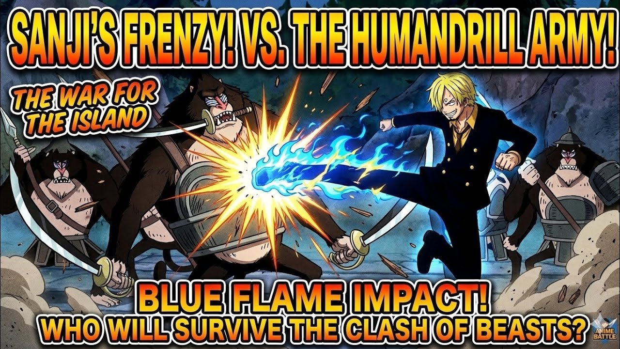 BLUE FLAME UNLEASHED! Sanji vs. Mihawk’s Greatest Students!