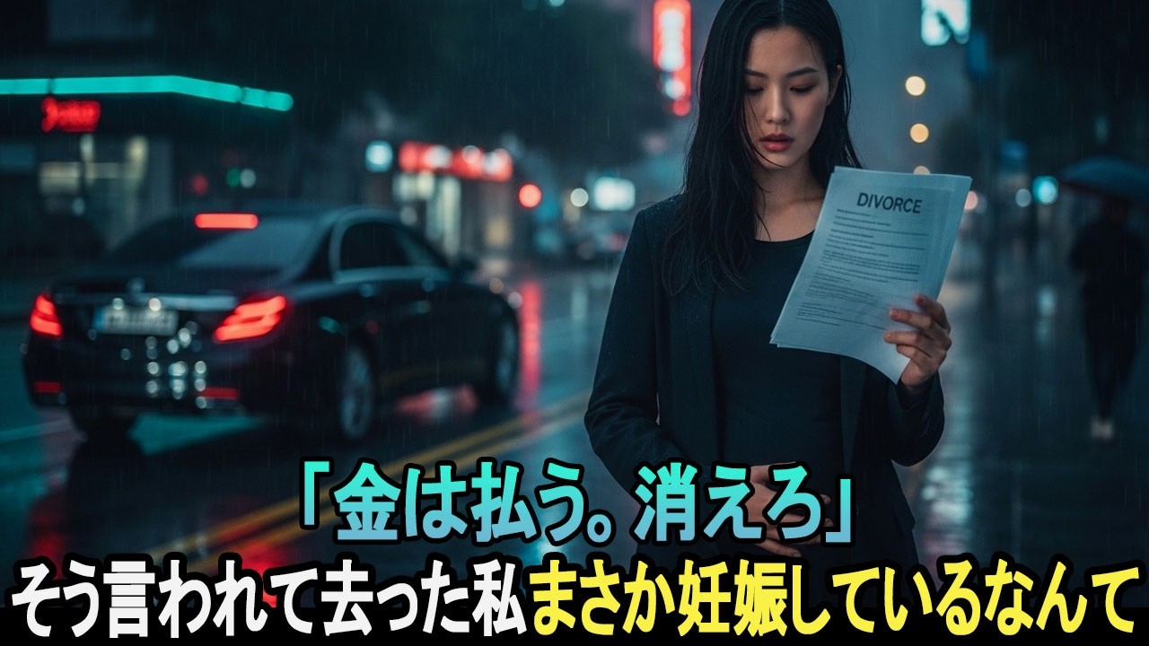5000万円を受け取って離婚届に署名し、姿を消してあげましたが……まさか私が妊娠していたなんて！