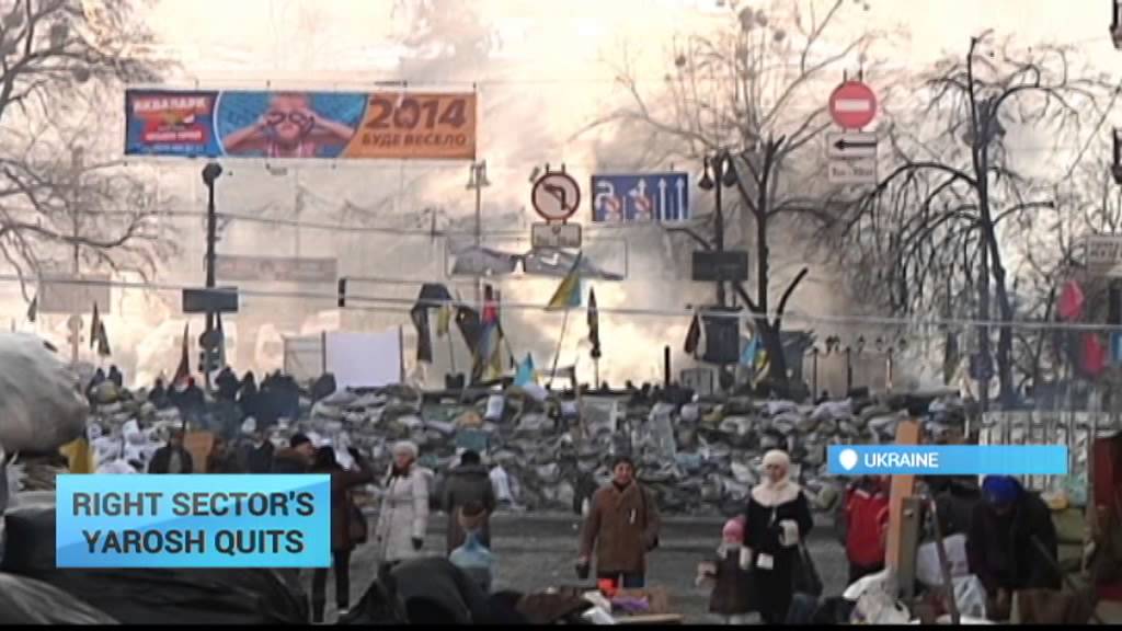 Ukraine Far-Right Leader Resigns: 'Right Sector' nationalist group established during Euromaidan