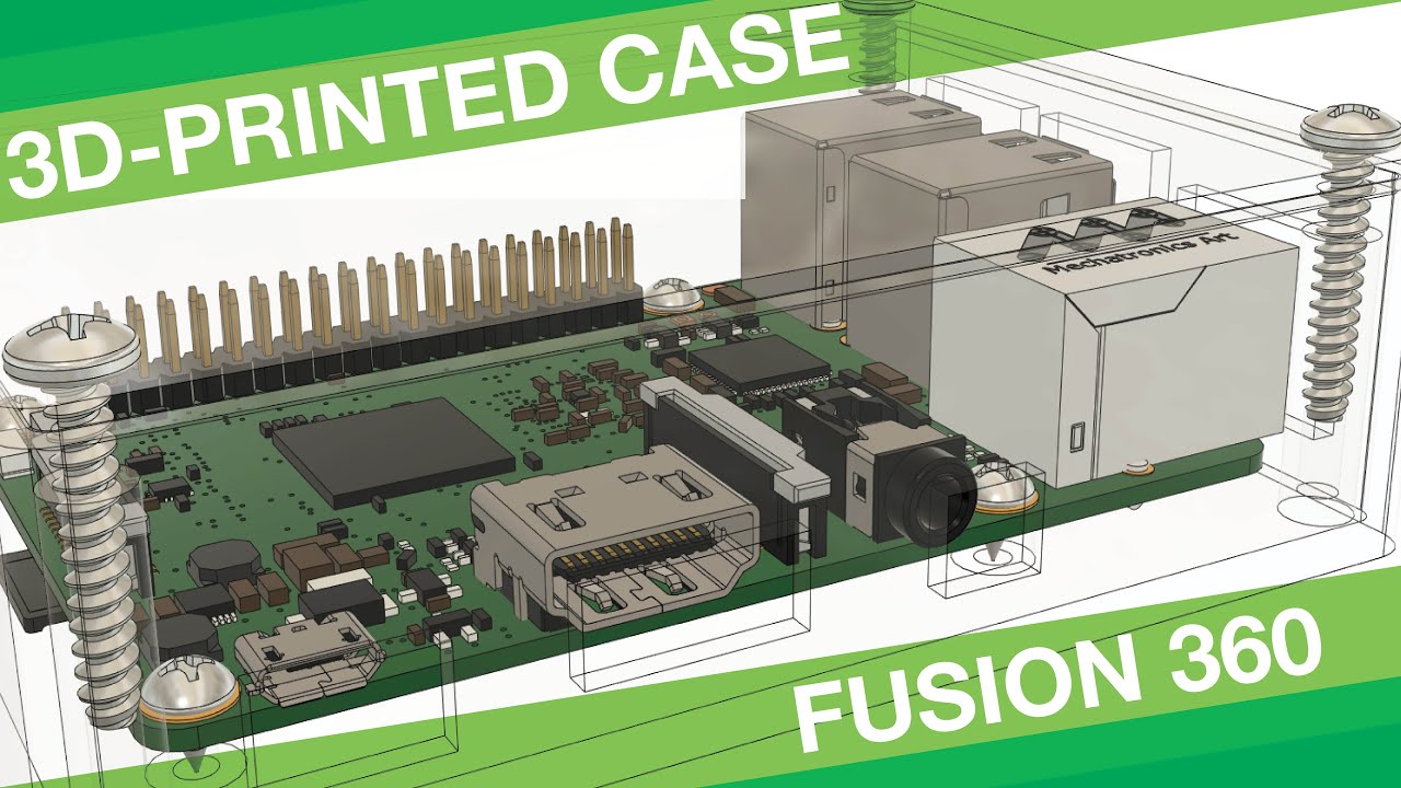 Учебное пособие по изготовлению корпуса для Raspberry Pi на 3D-принтере с использованием Fusion 360