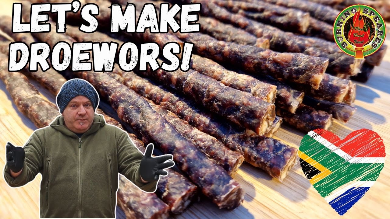 Droewors- South Africa's iconic dried sausage snack!!