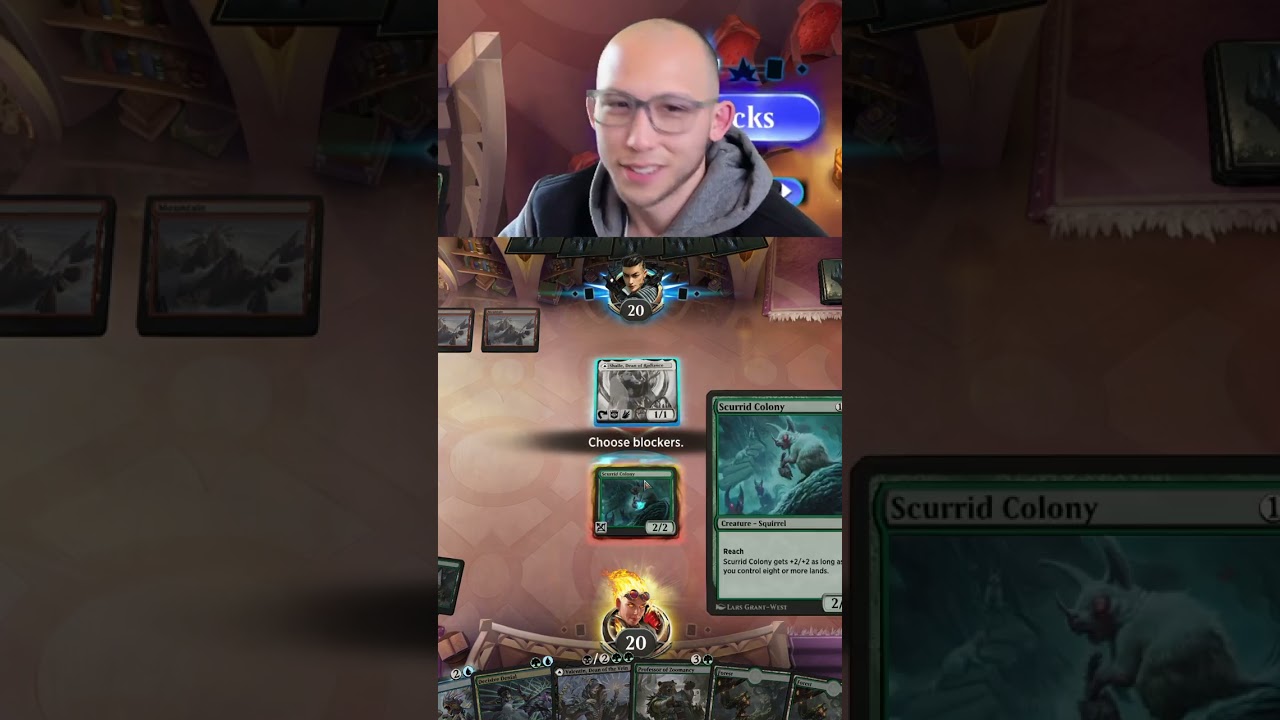 When Your Opponent Attacks Into Your Green Creature With Reach | MTG Arena