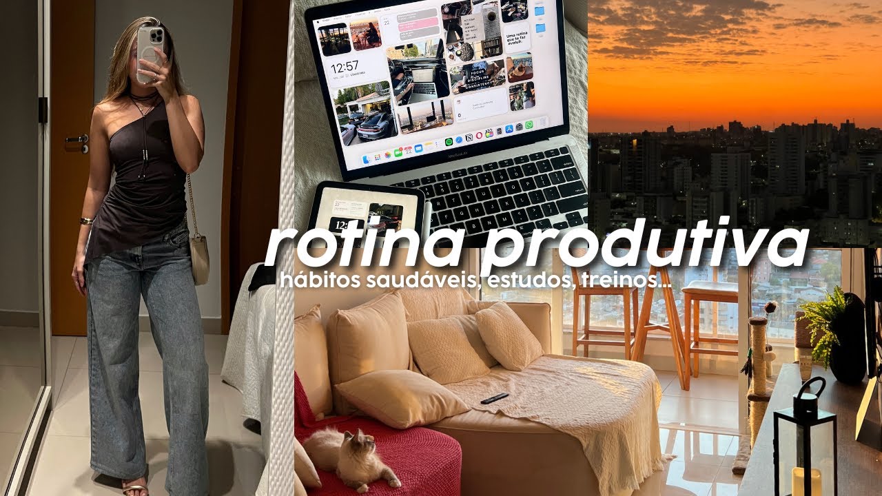 ROTINA PRODUTIVA | mostrando meus hábitos saudáveis, estudos...