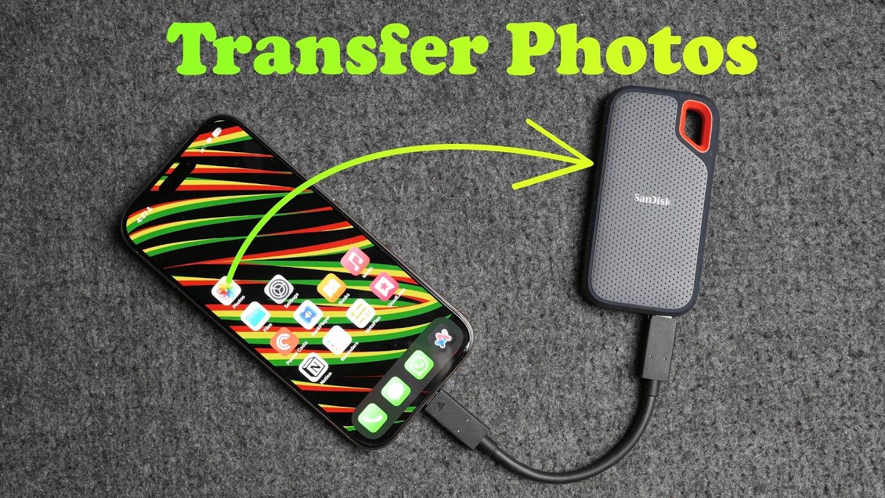 How to Transfer Photos from iPhone to External Hard Drive