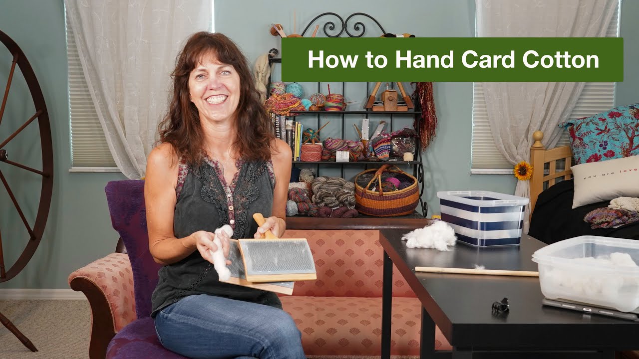 How to Hand Card Cotton