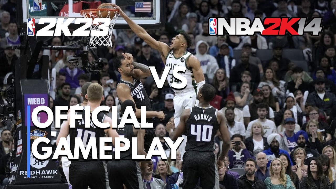 BUCKS vs KINGS | NBA 2K14 modded 2K23 (PC) GAMEPLAY [NEXT-GEN]