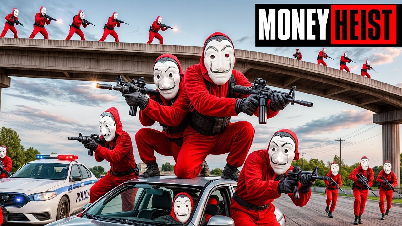 PARKOUR VS MONEY HEIST! 6 | BAD GUYS: No ESCAPE, POLICE Brutal Chase Hits (BELLA CIAO REMIX)Epic POV