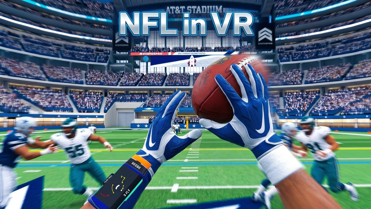Давайте поиграем в NFL Pro Era VR: обзор игрового процесса и первых впечатлений &mdash; Meta Quest 2
