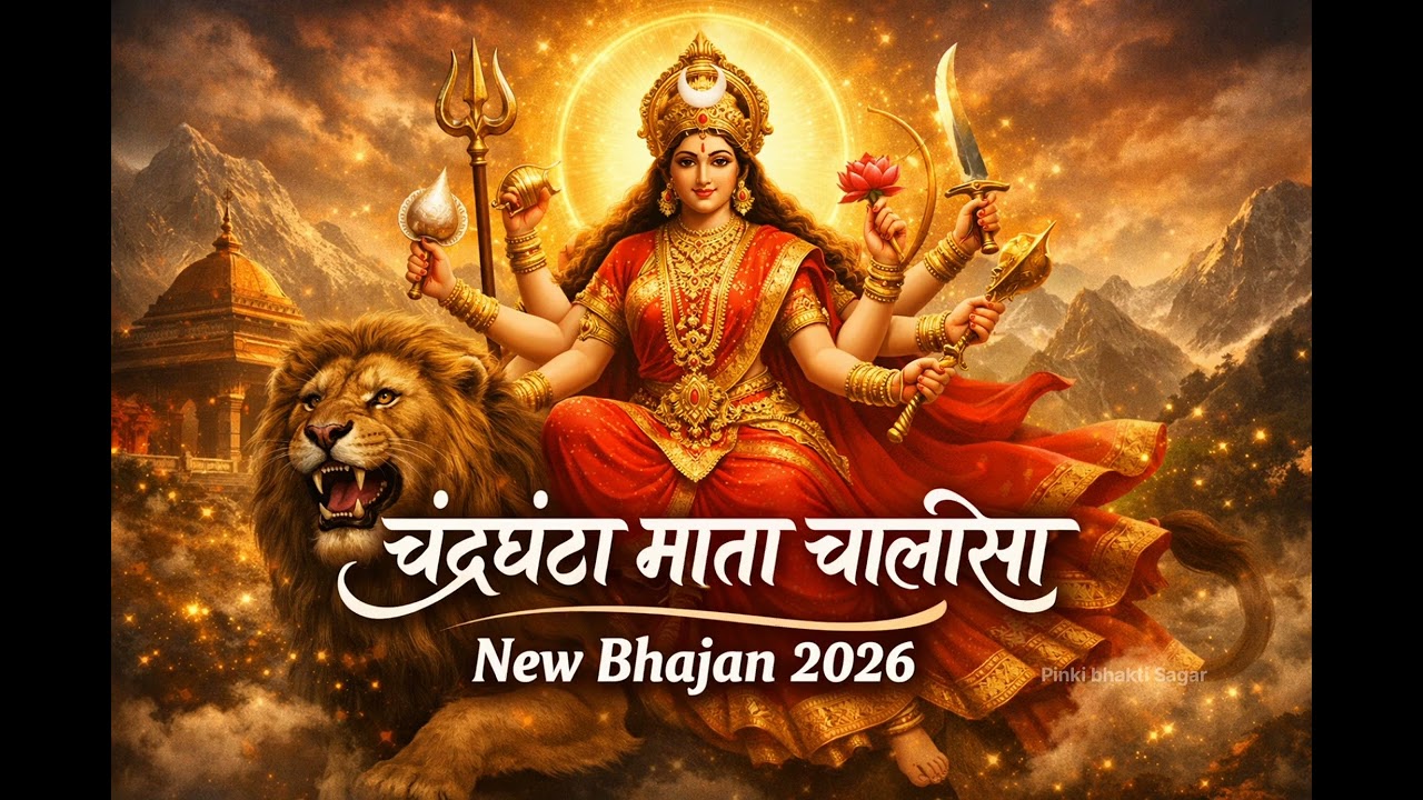 Navdurga Day 3 🌸 | जय चंद्रघंटा माता चालीसा | Chandraghanta Mata Chalisa | Navratri Bhajan | New2026