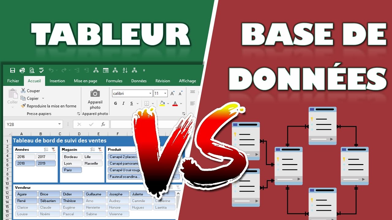 Excel VS Bases de données (Faut-il utiliser Excel pour gérer une base de données ?)