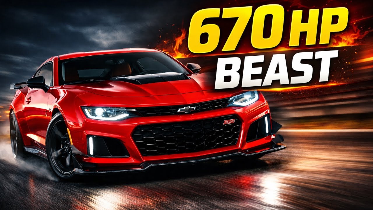 2026 Camaro SS 1LE Revealed 🔥 670HP Supercharged V8 | Chevrolet’s Most Savage Muscle Car