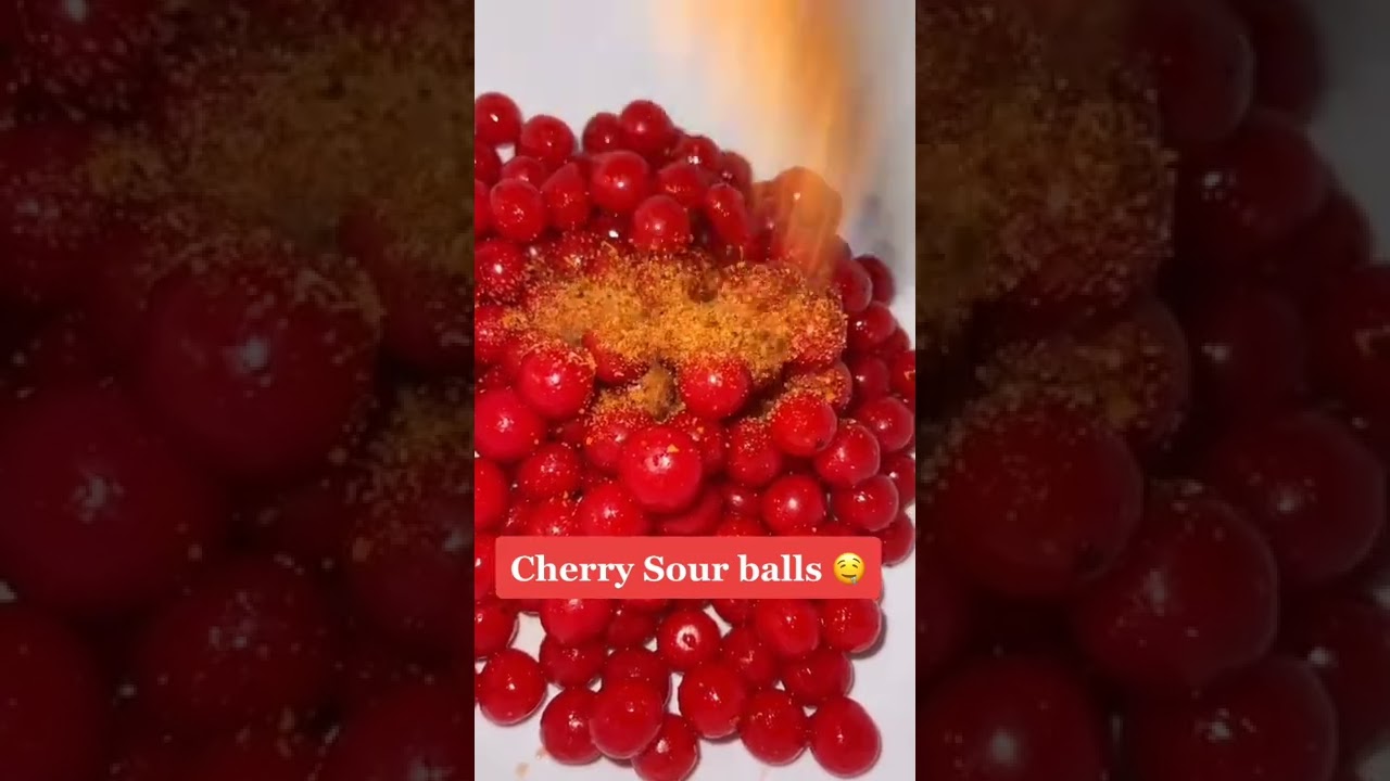 Enchiladas with cherry sour balls - Candy Girls #Shorts