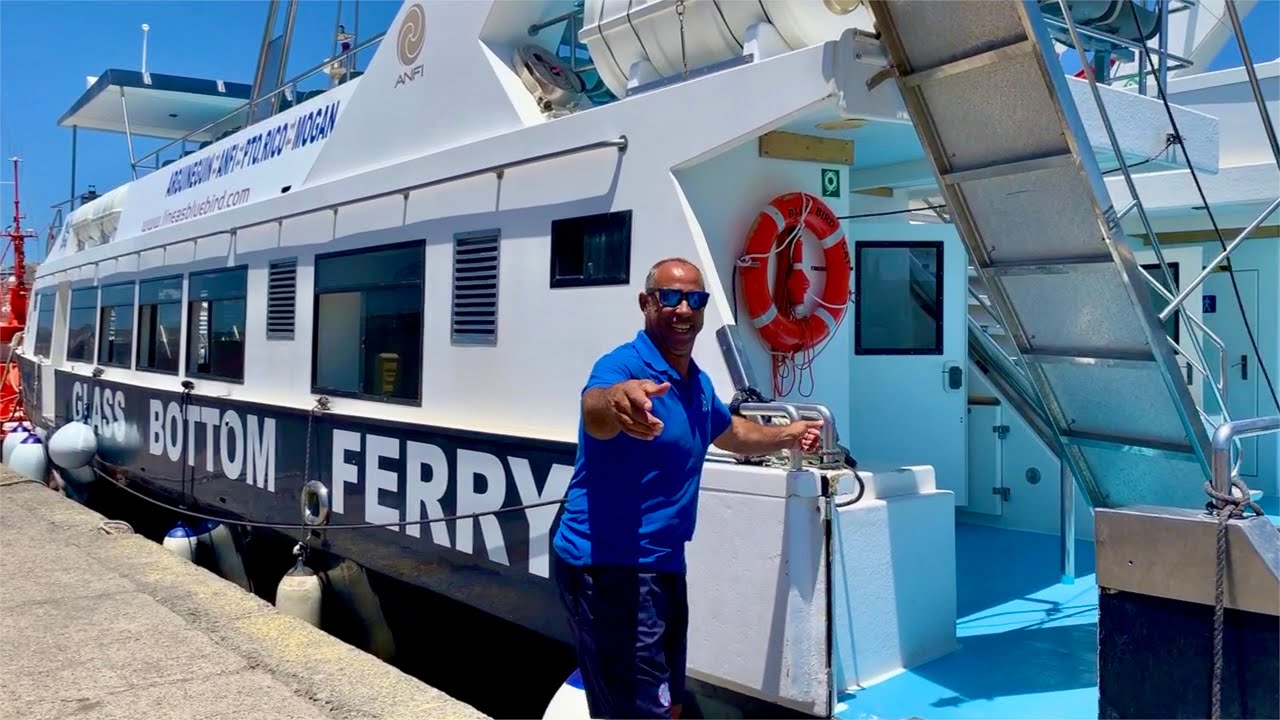 Gran Canaria Boat Trip Arguineguin to Puerto Mogan Excursion Ferry Summer 2019 4K