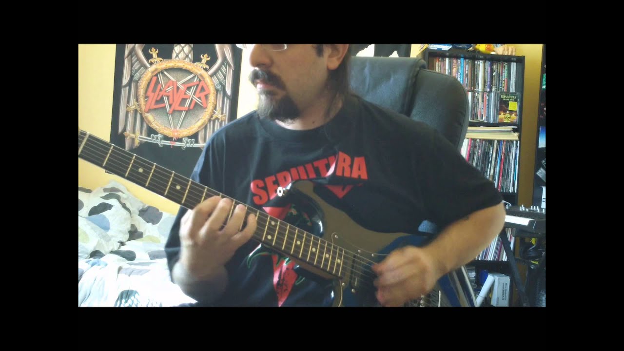 SEPULTURA - FULL beneath the remains album on guitar !! with solos ! full HD